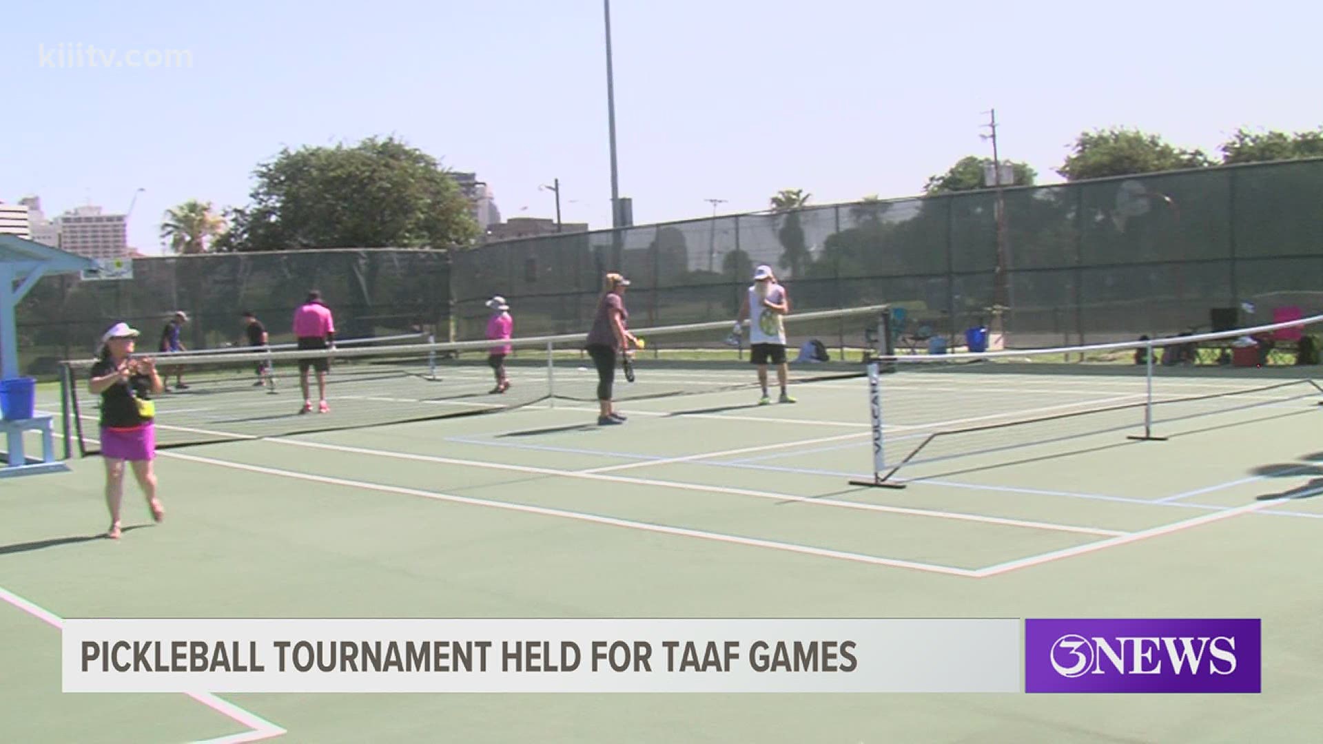 The Summer Games of Texas are officially underway, and they got started Sunday with the sport of pickleball.