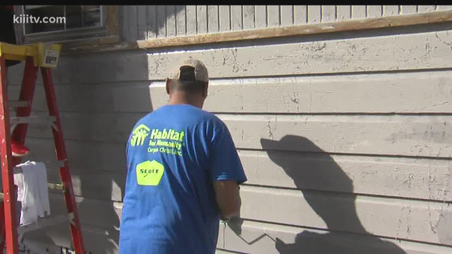 Not just building a house, but creating a home - that's what one Corpus Christi man has been doing with his carpentry skills for the Habitat for Humanity organization.