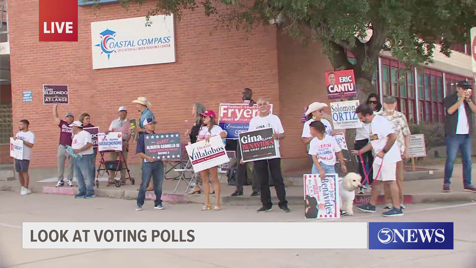 Another live look for you at the polls, where our 3NEWS team will be bringing you the latest in local election coverage - all night!