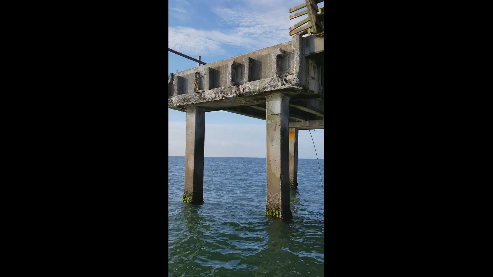 On Sunday morning, firefighters with Nueces County ESD #2 and Nueces County Parks and engineers surveyed Hurricane Hanna's damage to Bob Hall Pier.