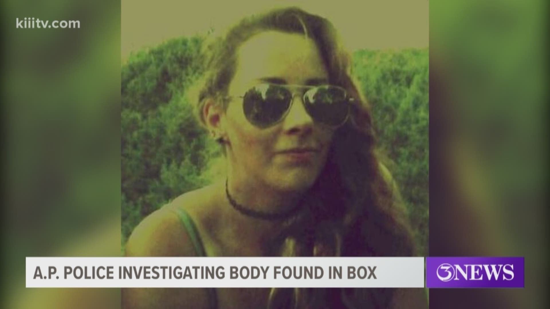 Police said family members concerned about a missing relative were able to identify the woman as 29-year-old Rebecca Anne Maloney of Rockport, Texas.