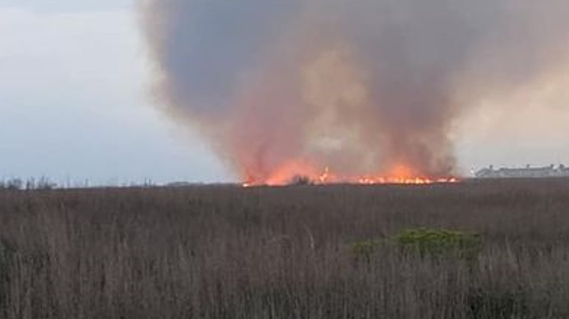 Brush fire on Padre Island | kiiitv.com - Vimarsana News