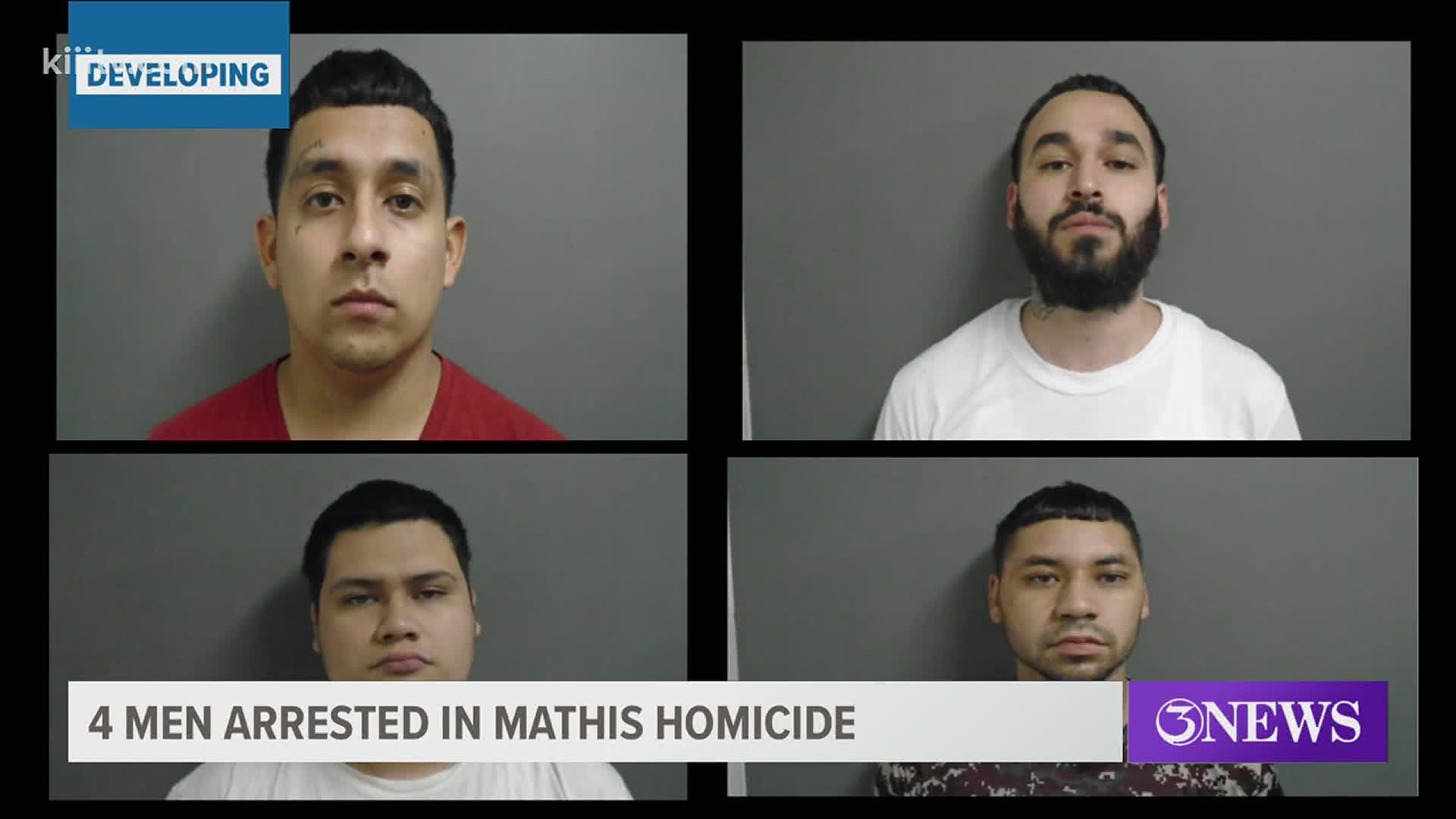 Officials say all four suspects have been charged with Capital Murder.