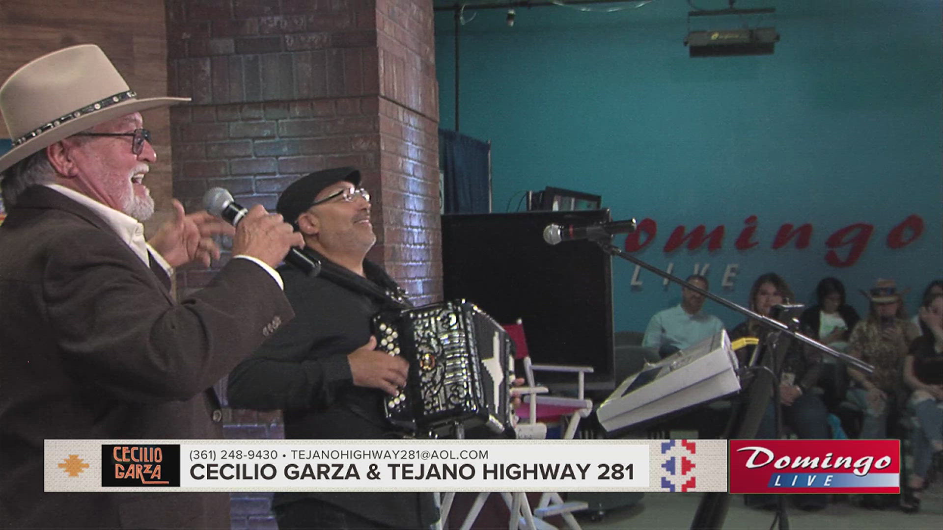 Cecilio Garza of the Kasinos joined us alongside Tejano Highway 281 to perform his song "Mi Loteria."