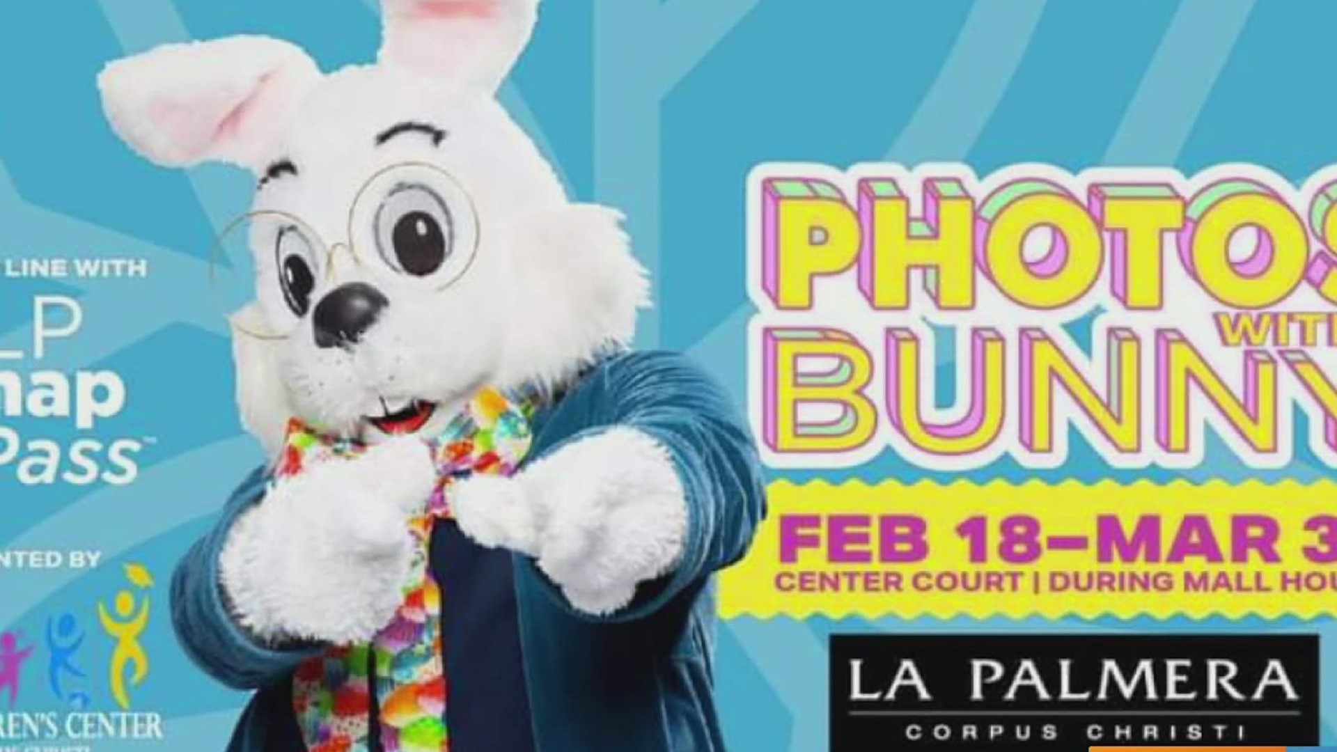 The furry guy is available to meet the kiddos and pose for pictures through Mar. 30 at the Center Court.