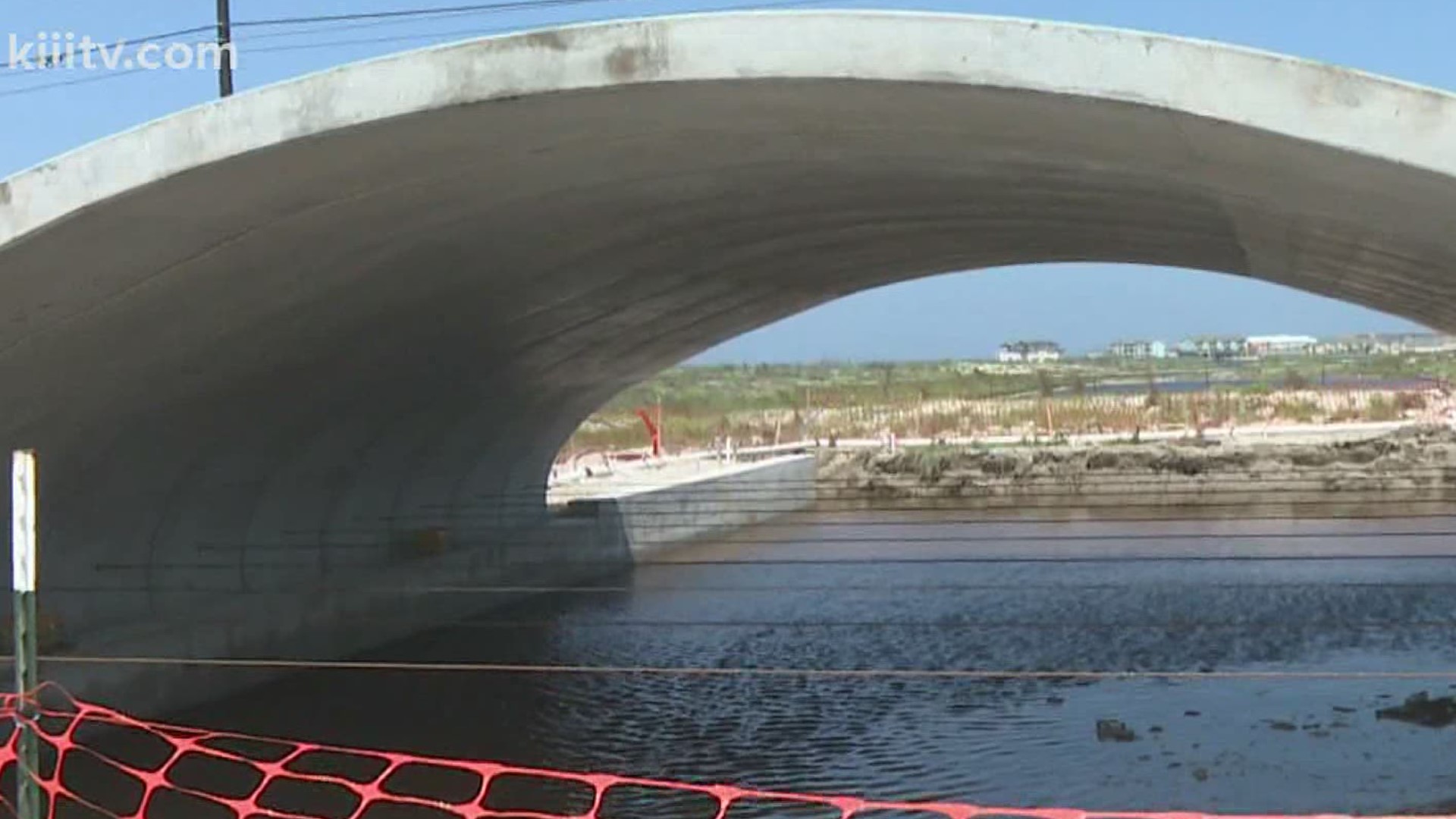 The bridge will connect the canal system on both sides of the highway and allow boats to travel underneath, giving quicker access to the Gulf of Mexico.