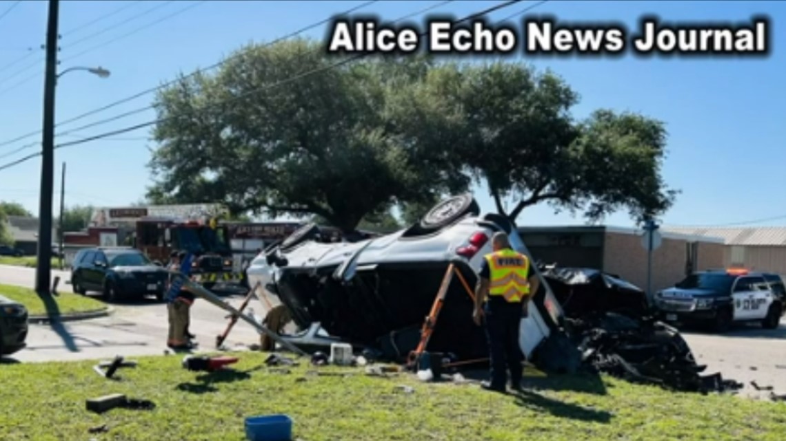 Alice officer involved in car accident after