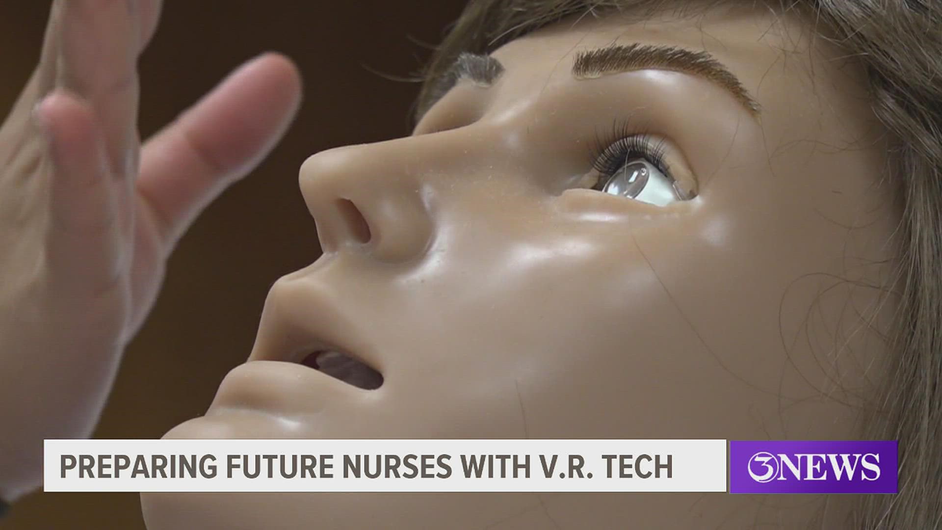 The new mixed reality goggles help nursing students have a more in depth understanding of the  complex nature of child birth.