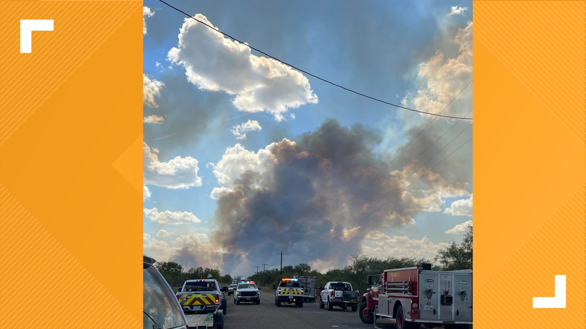 Brooks County fire evacuates residents in Encino