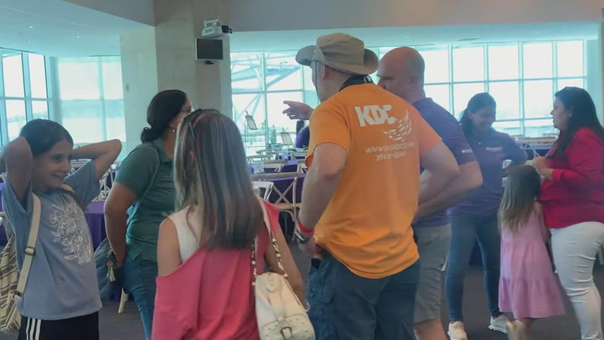 The Texas State Aquarium and Driscoll Children's Hospital teamed up for National Cleft & Craniofacial Awareness Month to reconnect with former patients and have fun!