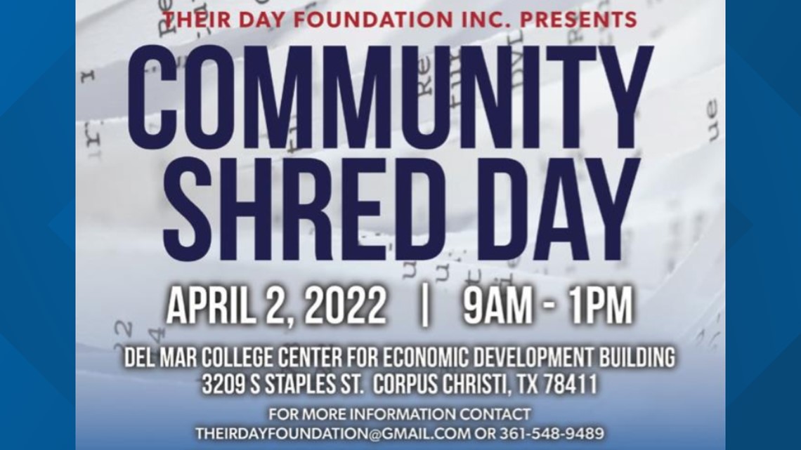 Community Shred Day Corpus Christi Del Mar College