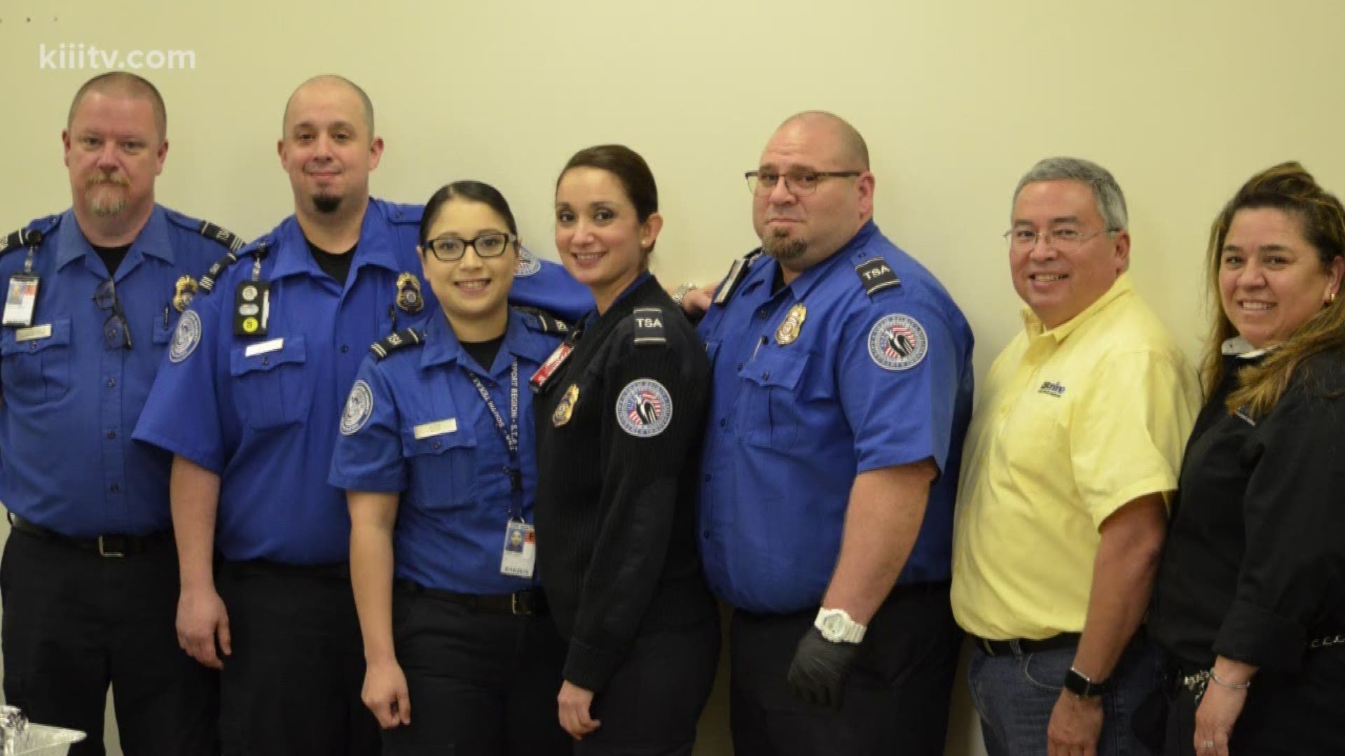 As the partial government shutdown streched into its 28th day Friday, a Corpus Christi-based company decided to give back to some of the TSA workers at hte Corpus Christi International Airport.
