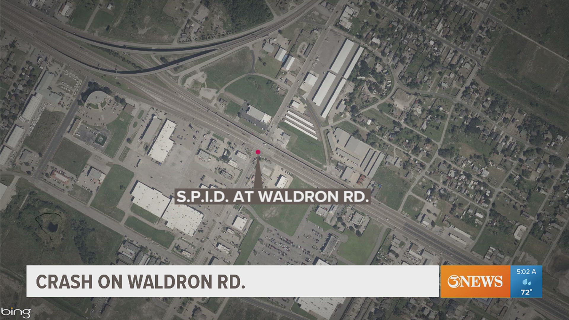 3NEWS is following reports of a crash at South Padre Island Drive and Waldron Road in Flour Bluff, bringing traffic to a standstill.