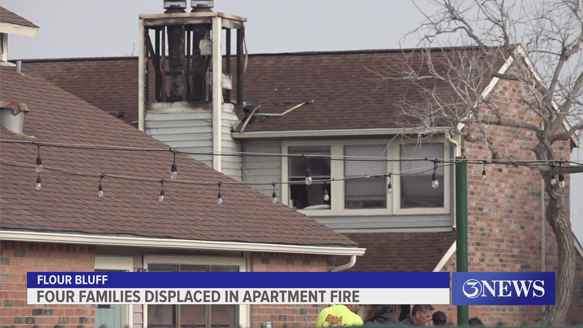 4 families displaced in Flour Bluff apartment complex fire | kiiitv.com