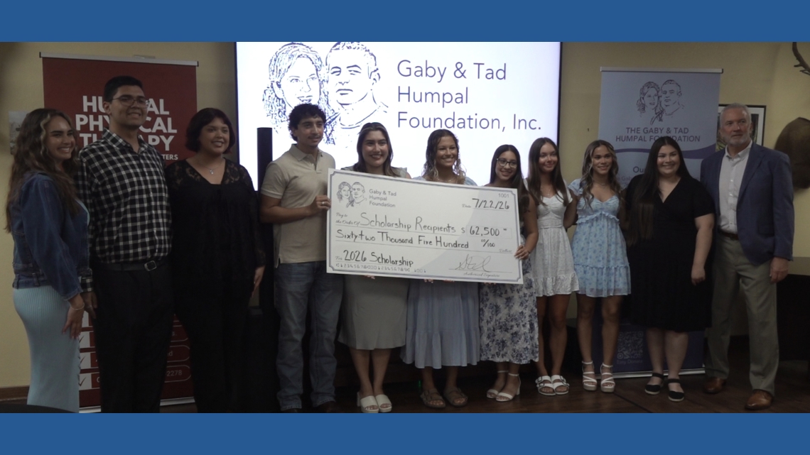 Gaby and Tad Humpal Foundation awards over $62,000 in scholarships to Coastal Bend Students