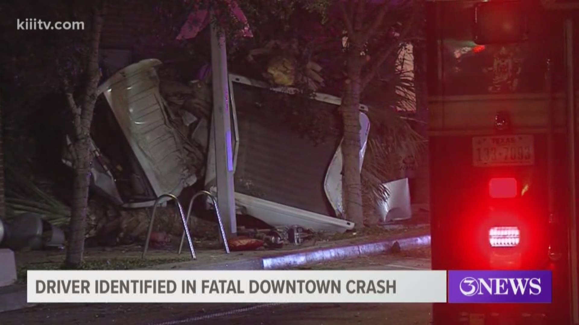 The victim in a fatal rollover crash Wednesday morning in downtown Corpus Christi has been identified.