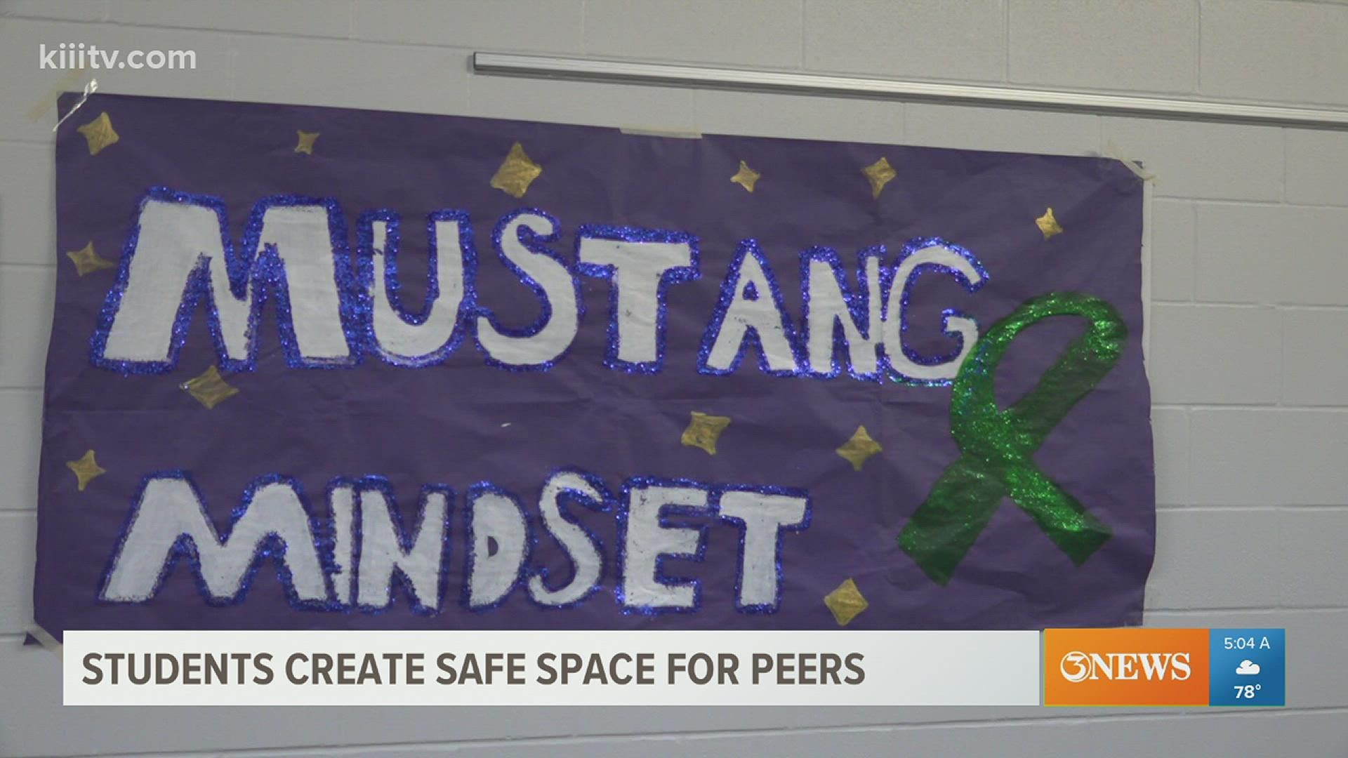 Two Ingleside High School students are making sure their peers feel safe when it comes to talking about their mental health.