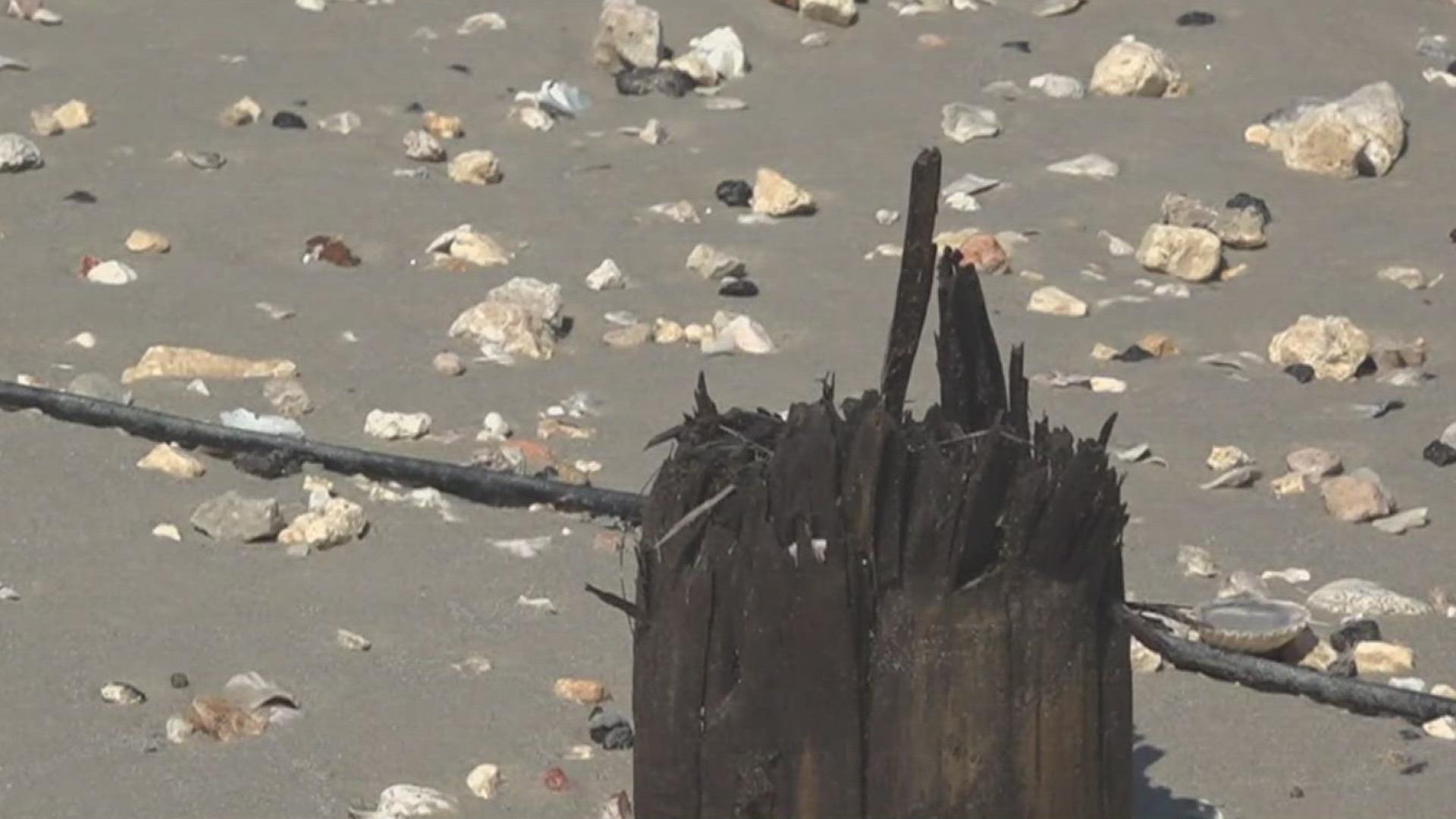 Nueces County Coastal Parks Director Scott Cross said what's most alarming, is that some of the debris could potentially date back decades.