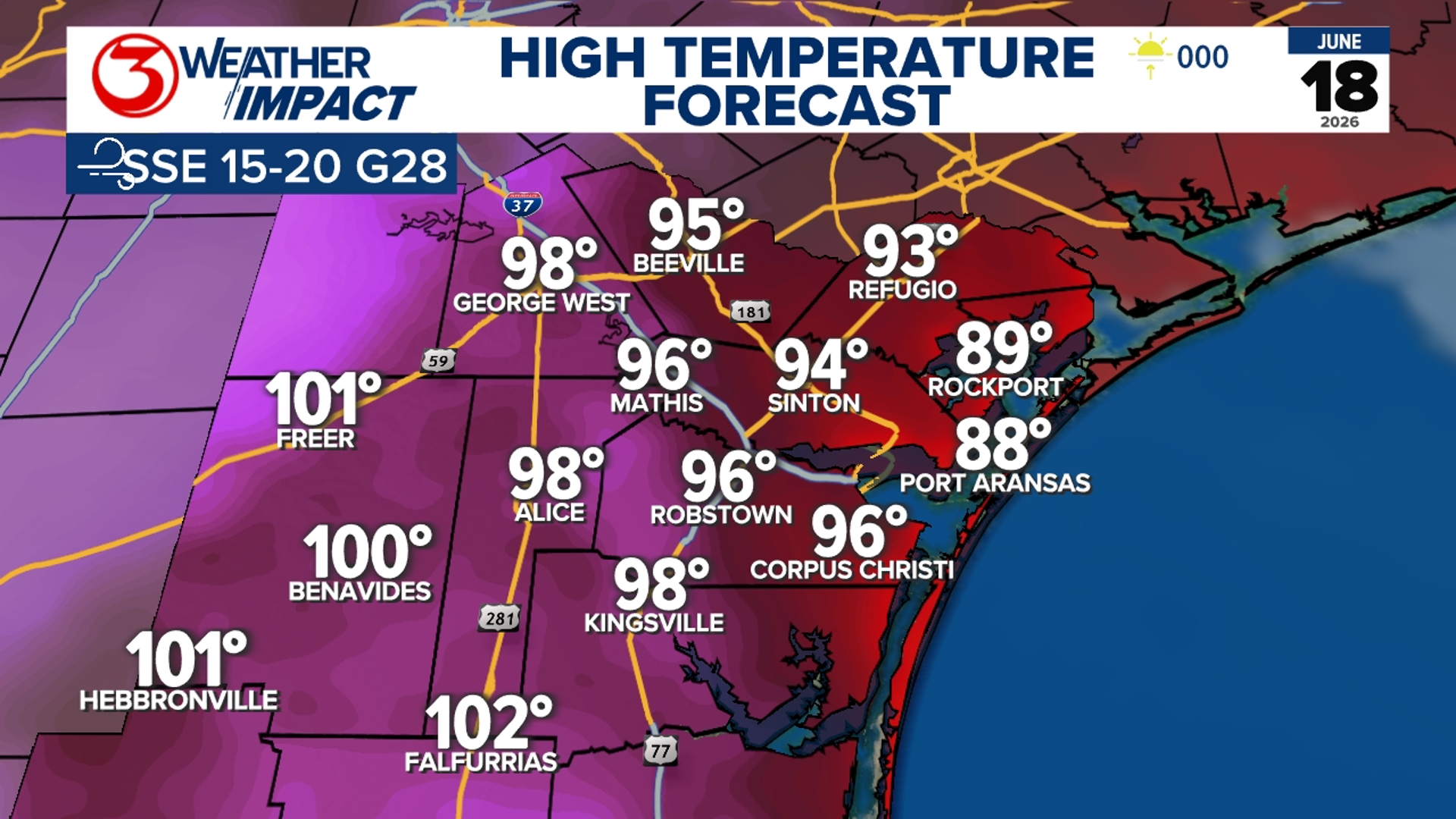 Weather Impact Alert: Extreme heat and humidity expected Thursday ...