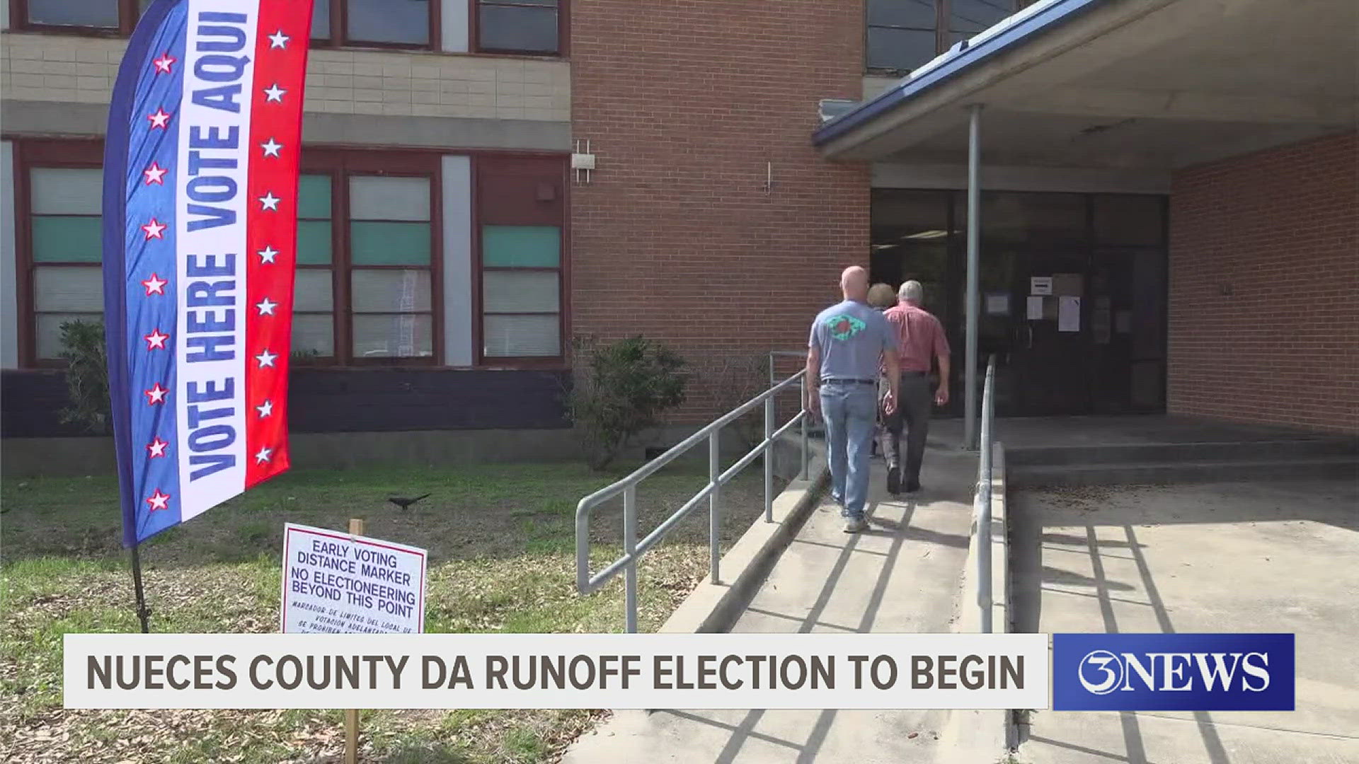 The Nueces County DA runoff election to begin soon.