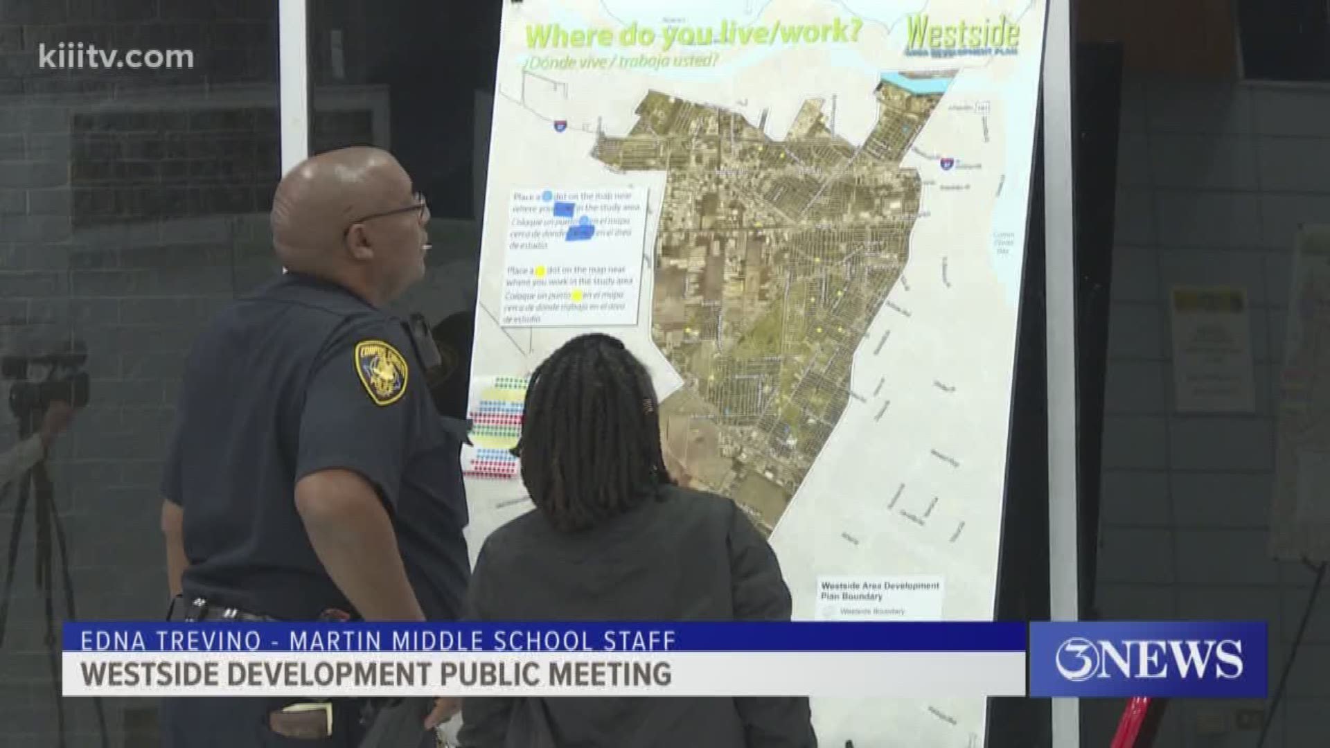 Actively-involved residents on the city's westside had a chance Thursday night to put their thoughts and ideas on paper.