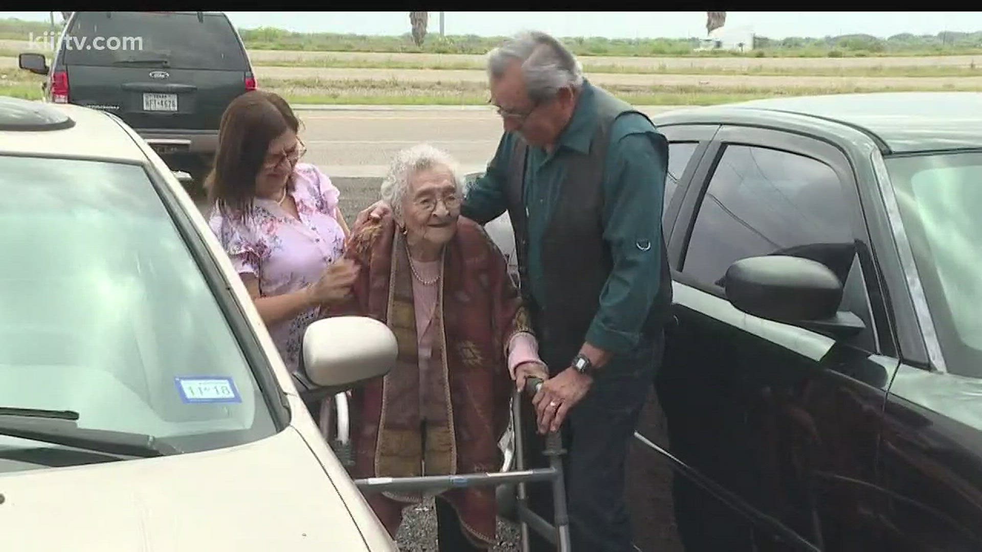 Falfurrias resident Maria Lemus Trevino turned 108 years old on Tuesday and a big celebration was held at the Sacred Heart Parish Hall.