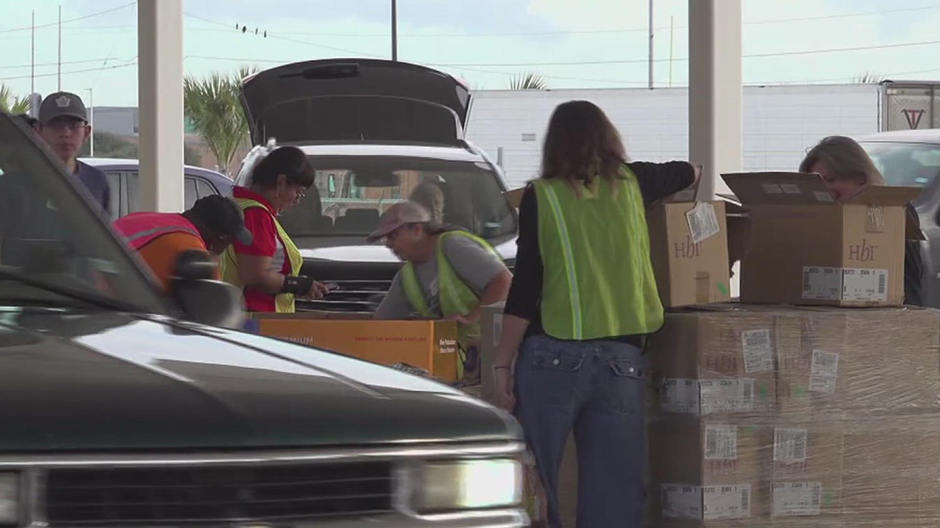 If you are interested in helping the food bank out at the next distribution, visit coastalbendfoodbank.org and click on the "Volunteer" link.