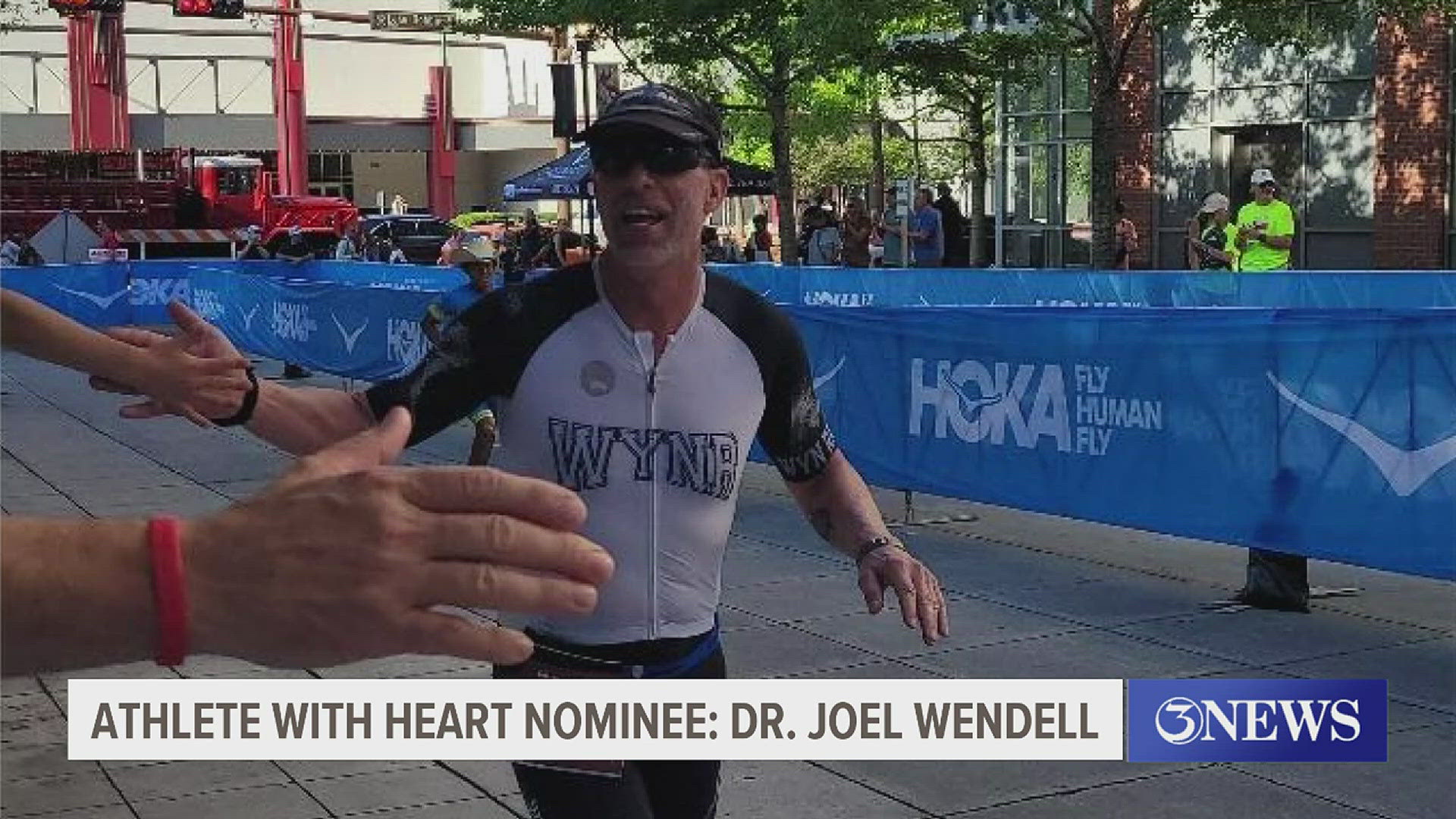 Dr. Joel Wendell is a VA doctor who is also a triathlete and competes across the world.