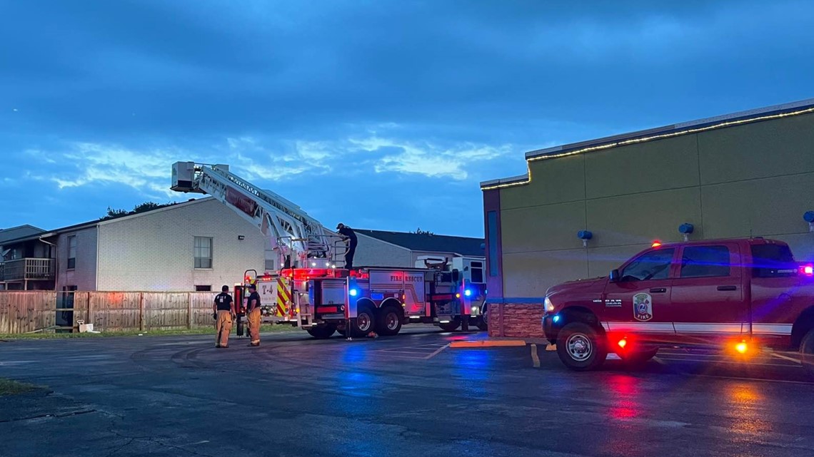 Fire at Bay Club Apartments