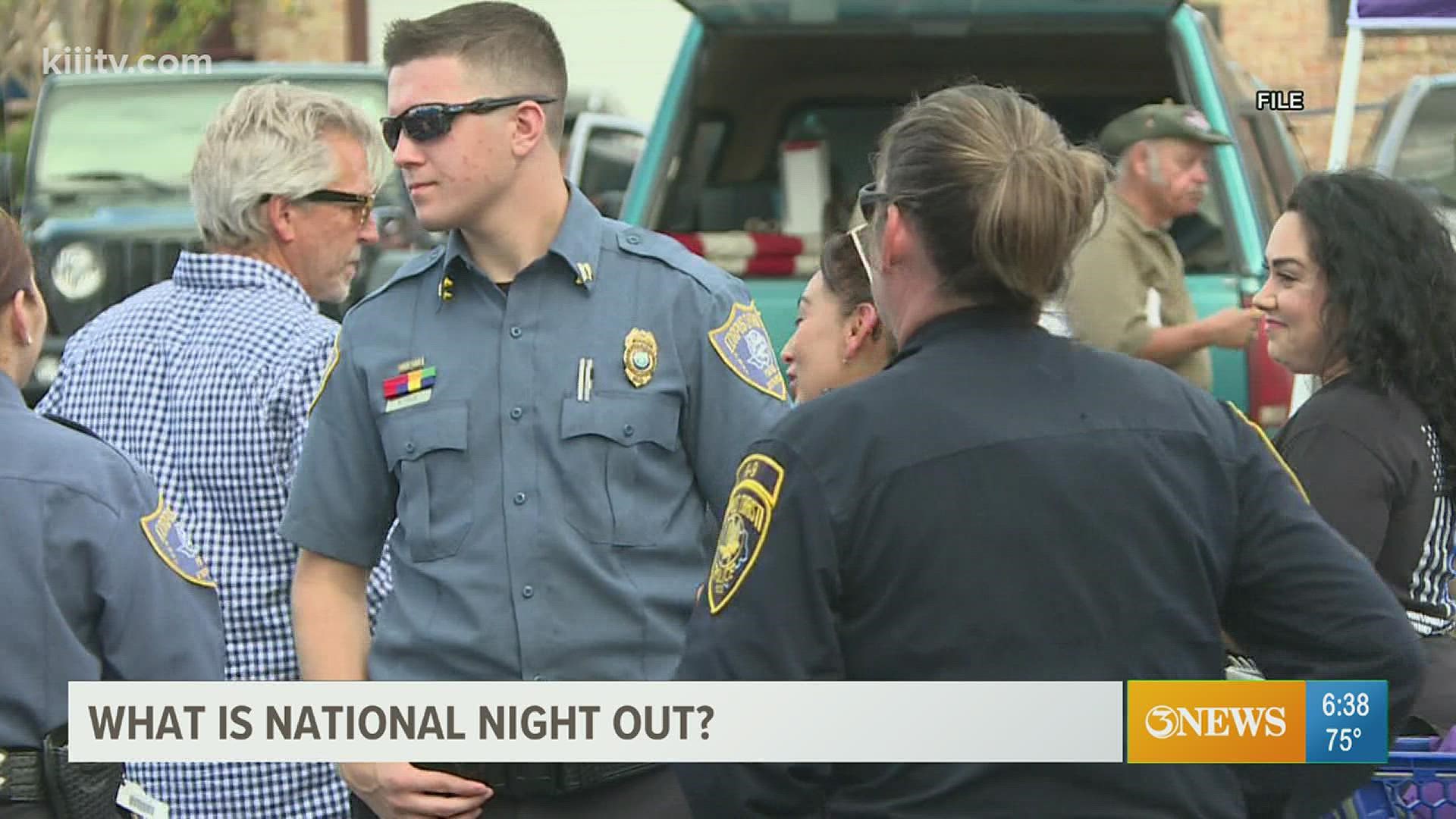 National Night Out is a yearly community-building campaign that promotes police-community relationships to make neighborhoods safer places to live.