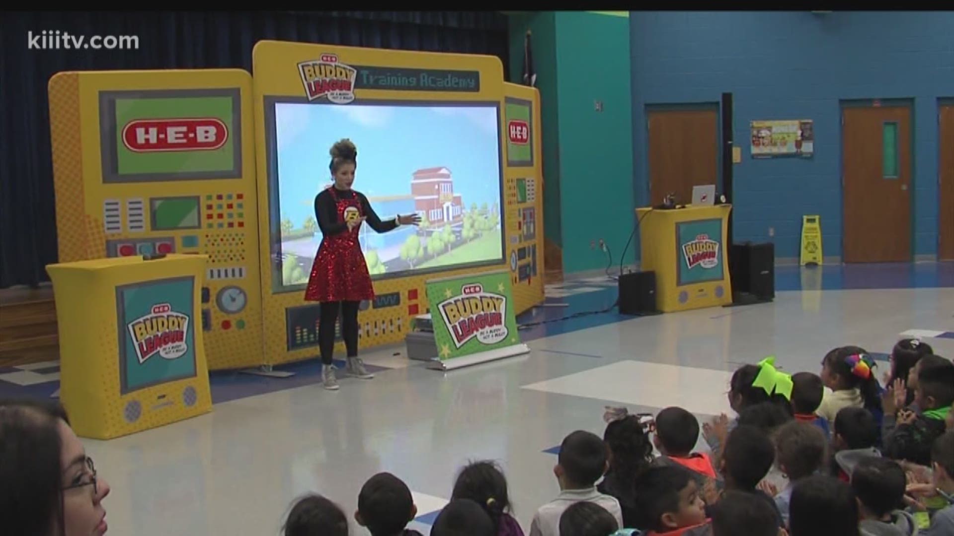 Students at Rose Shaw Elementary school hosted the H-E-B Buddy League Training Academy Wednesday morning to teach students about standing up to bullying.