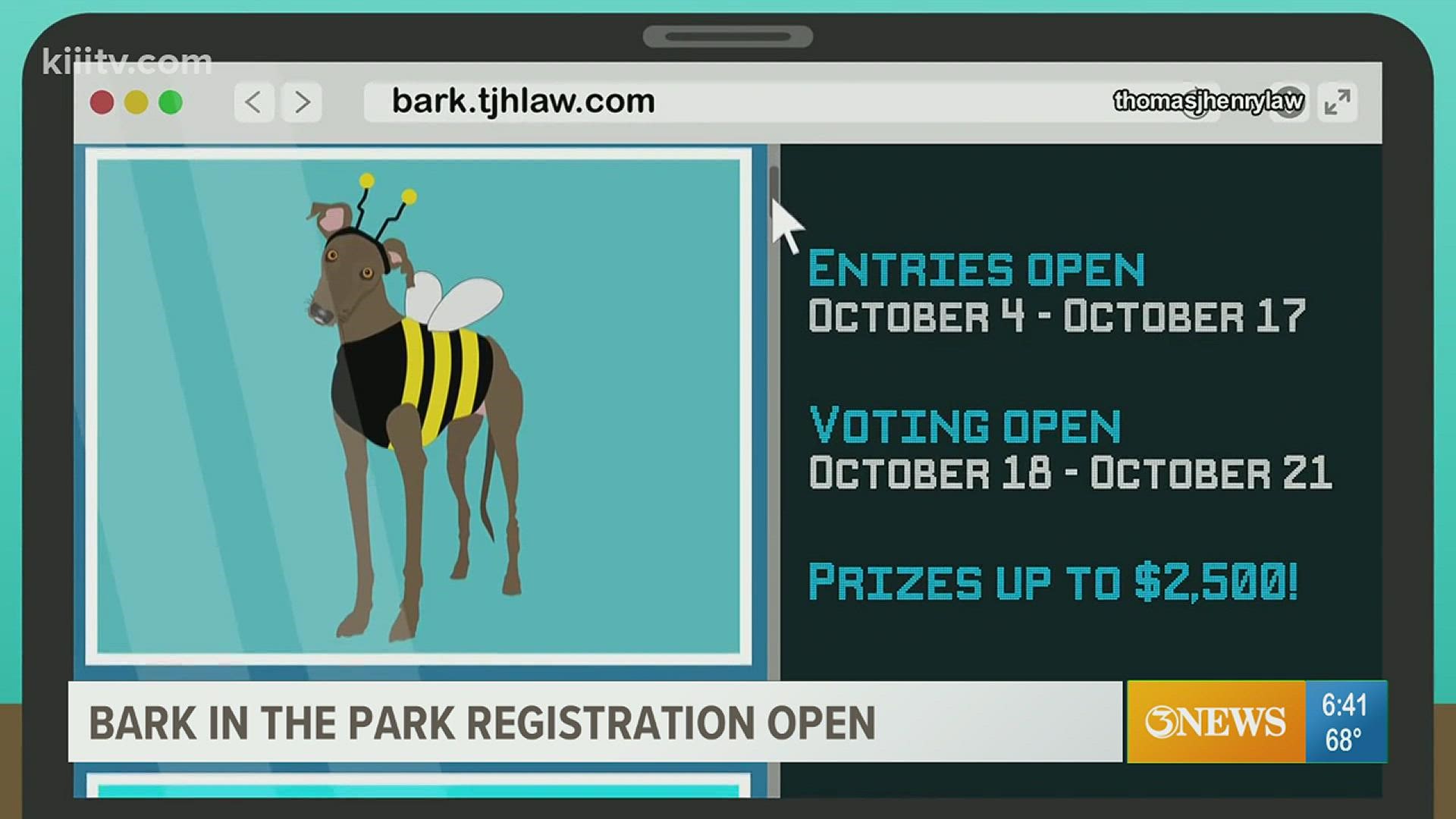 The 10th Annual Thomas J. Henry Bark in the Park will happen as an entirely online event! This year’s online pet costume contest will be open to all U.S. residents.