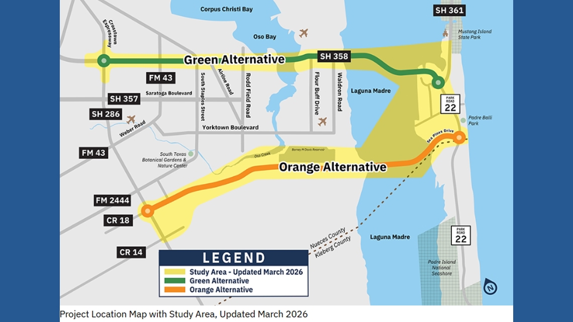 TxDOT, Corpus Christi advance plans for second North Padre Island bridge