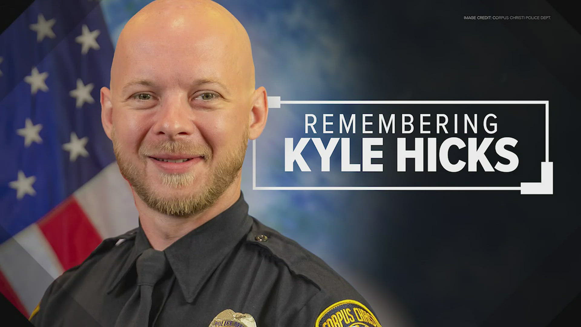 The community gathered for a Celebration of Life funeral service for Officer Kyle Hicks Tuesday afternoon.