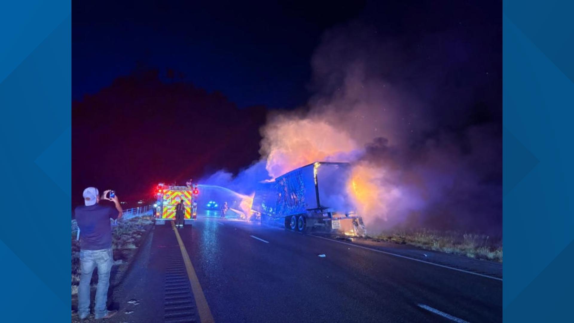 39 rescued after Falfurrias checkpoint pursuit ends in fire | kiiitv.com