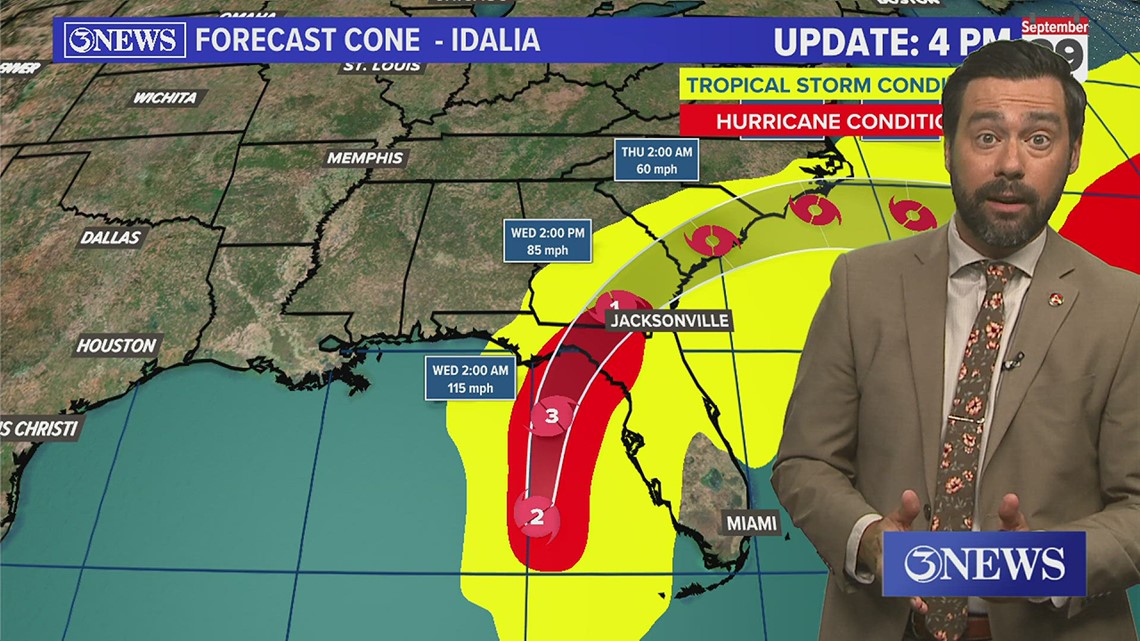 TROPICAL UPDATE: Hurricane Idalia expected to slam Florida as a major ...