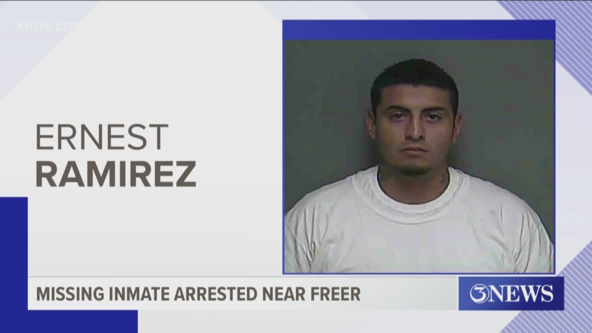 The Bee County Sheriff's Office was notified that Ramirez had been apprehended by the U.S. Border Patrol near the checkpoint in Freer, Texas