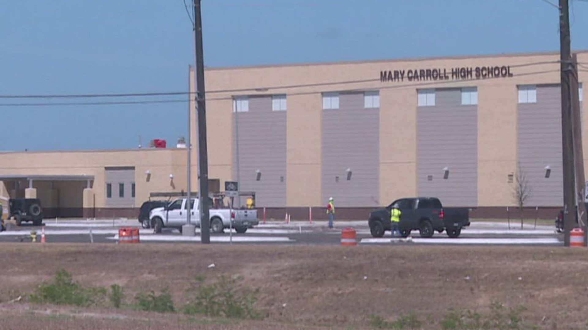 Work is also nearing completion of the Mary Carroll High School.