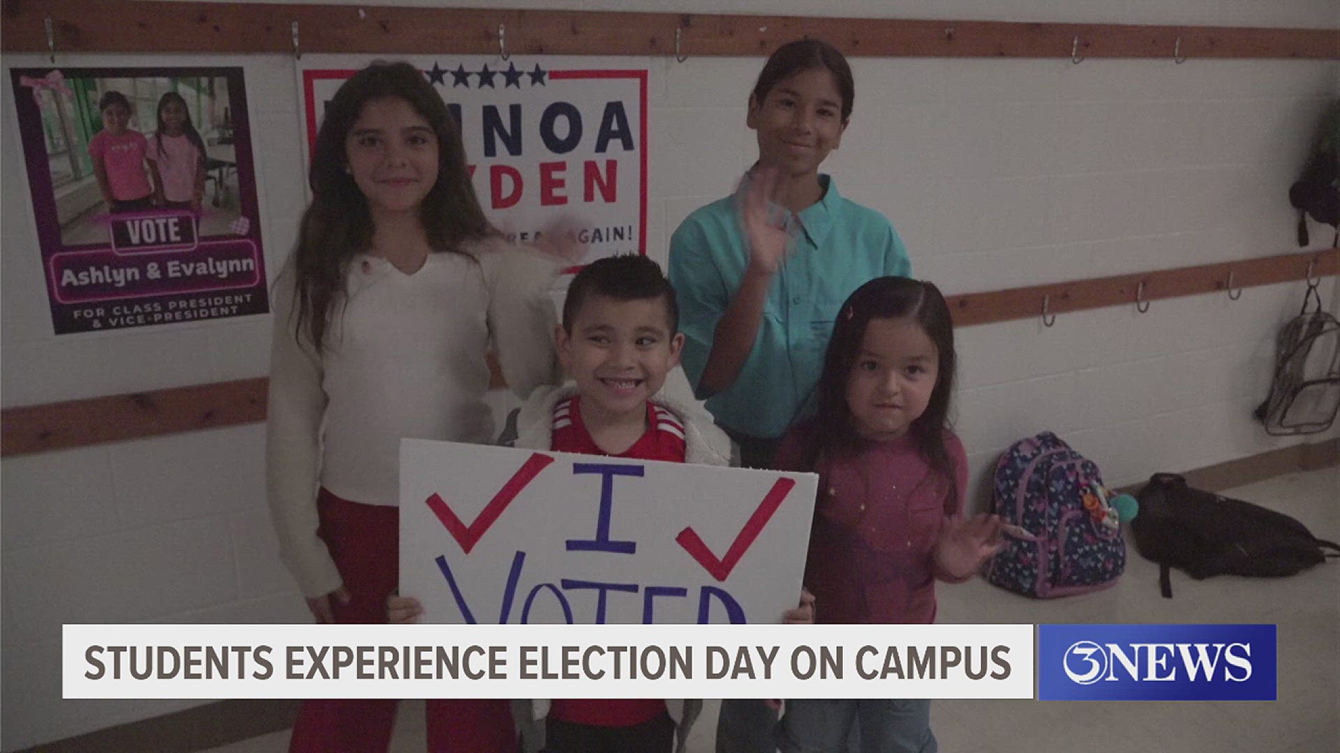 Have you voted yet? Because the kiddos at Nanny Elementary have, it's part of a "hands on" experience to keep students involved in learning about elections.