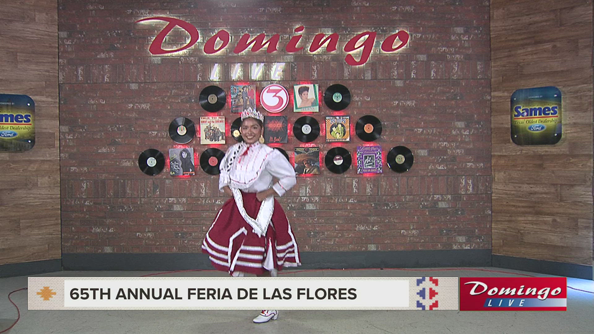 65th Annual Feria de las Flores Queen Alexandria San Miguel dances to 