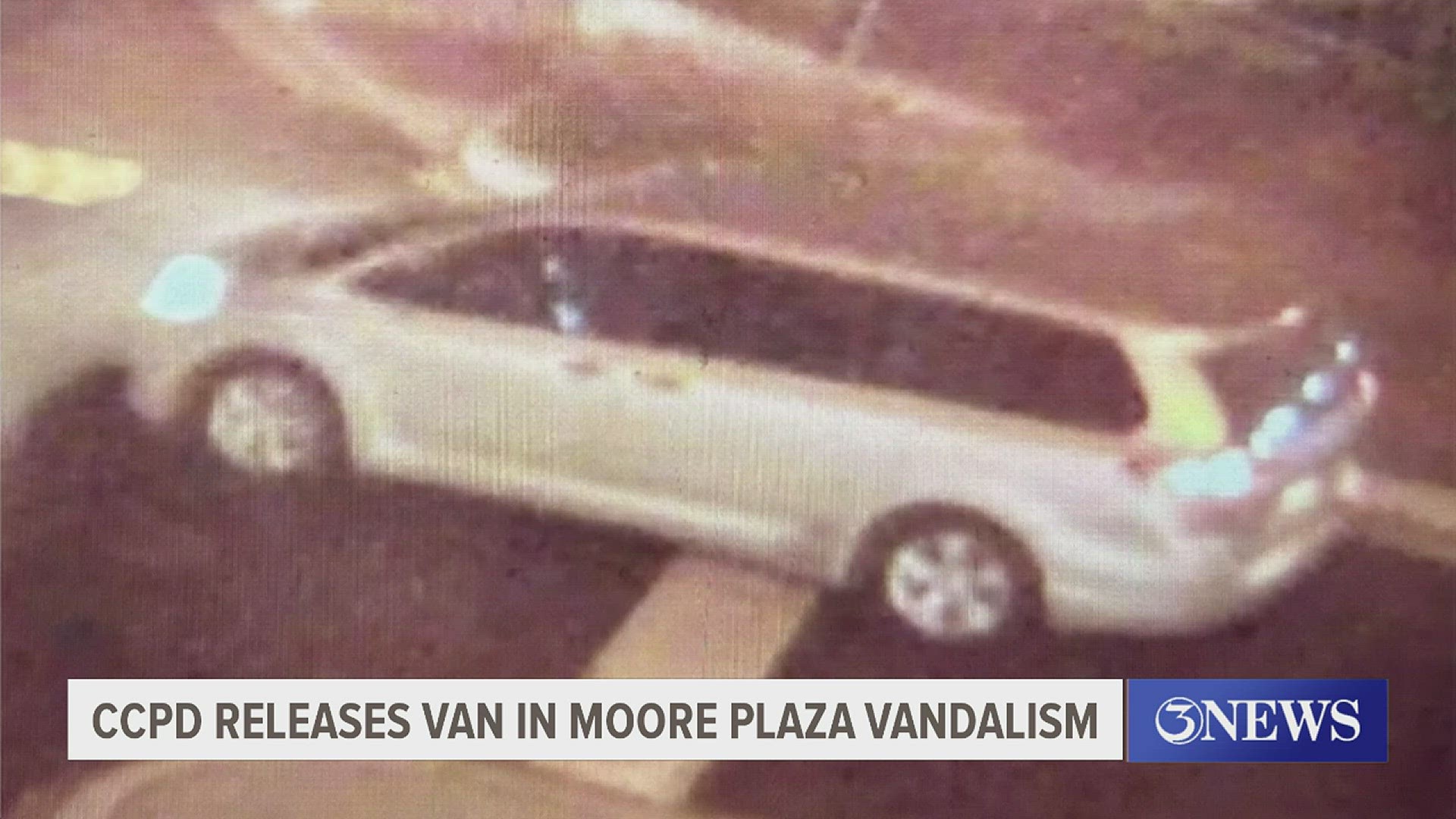 Police say 15 police reports have been filed against the suspect or suspects in the van, as they have damaged several business' front windows.