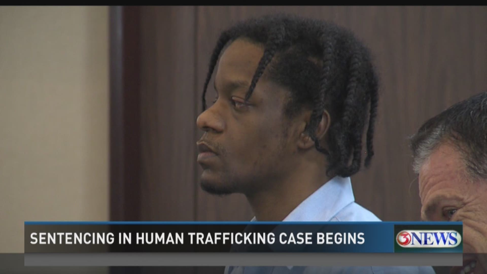 From the courts now, a Nueces County jury spent the day deliberating the punishment for a man found guilty late last week on human trafficking charges. 