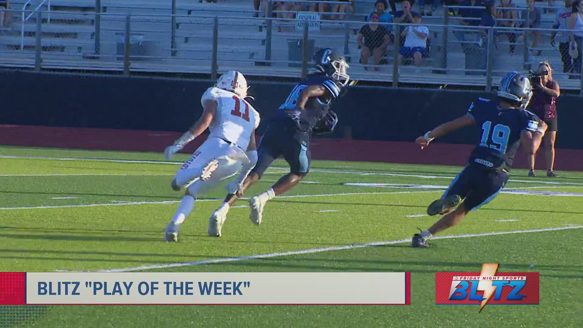 Carroll's Da'Shawn Porter wins the Blitz "Play of the Week."