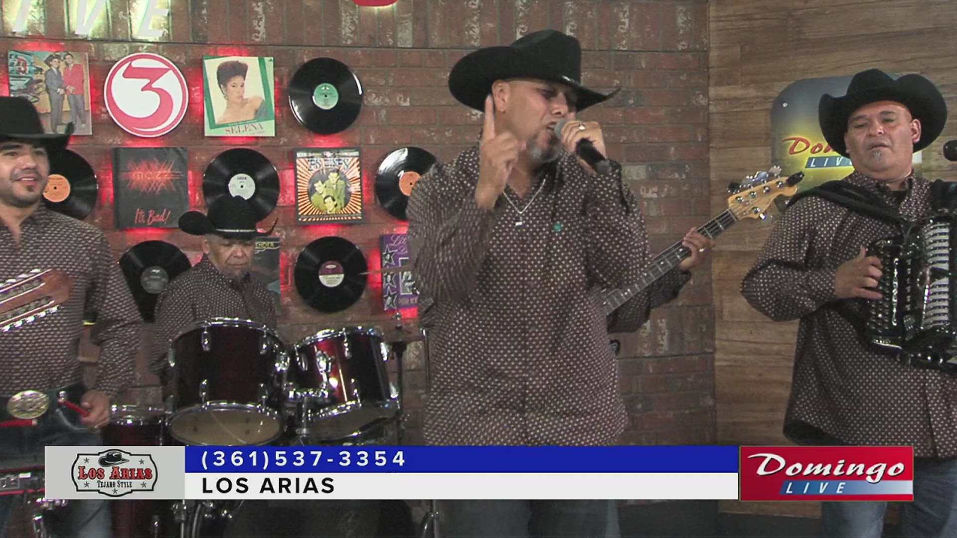 Robstown-based Tejano group Los Arias joined us on Domingo Live to perform their new song "Solo Hablé."