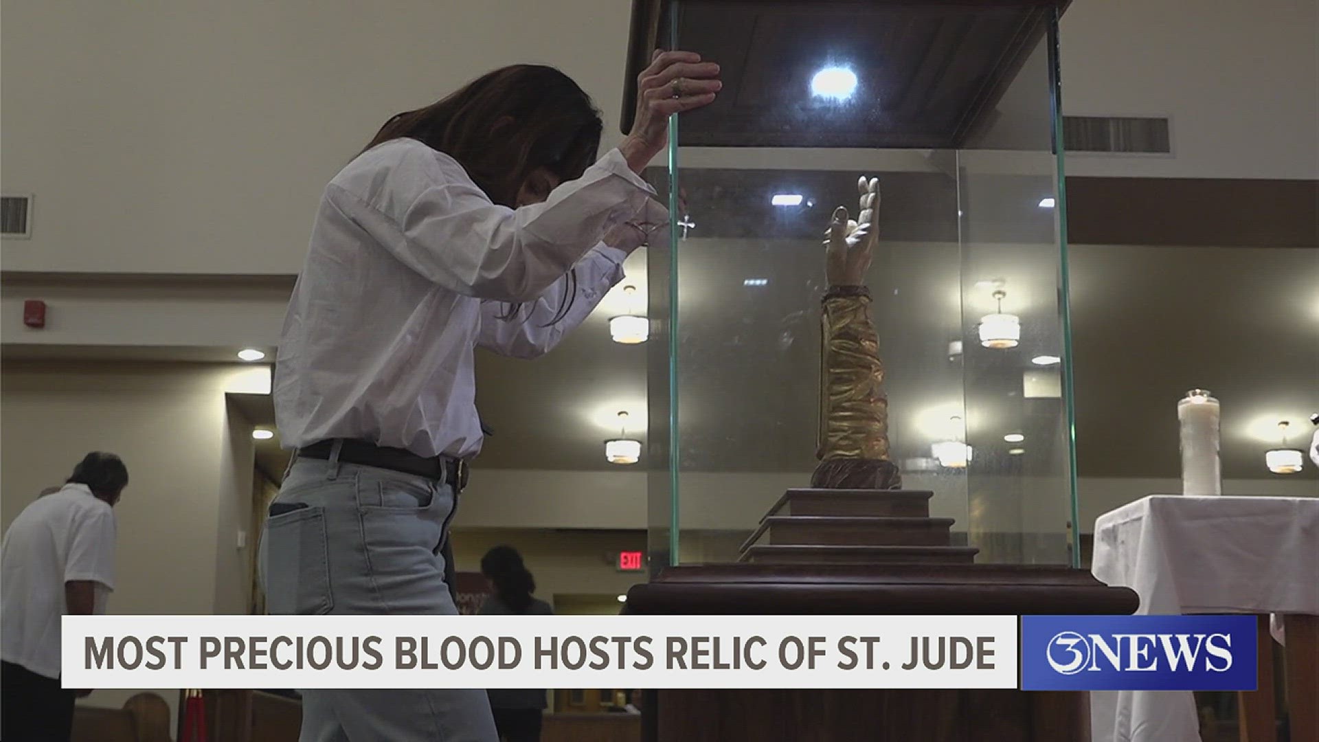 This is the first time the relics of St. Jude, one of Jesus' apostles, have left Italy since being brought there in 335 A.D. by Emperor Constantine the Great.