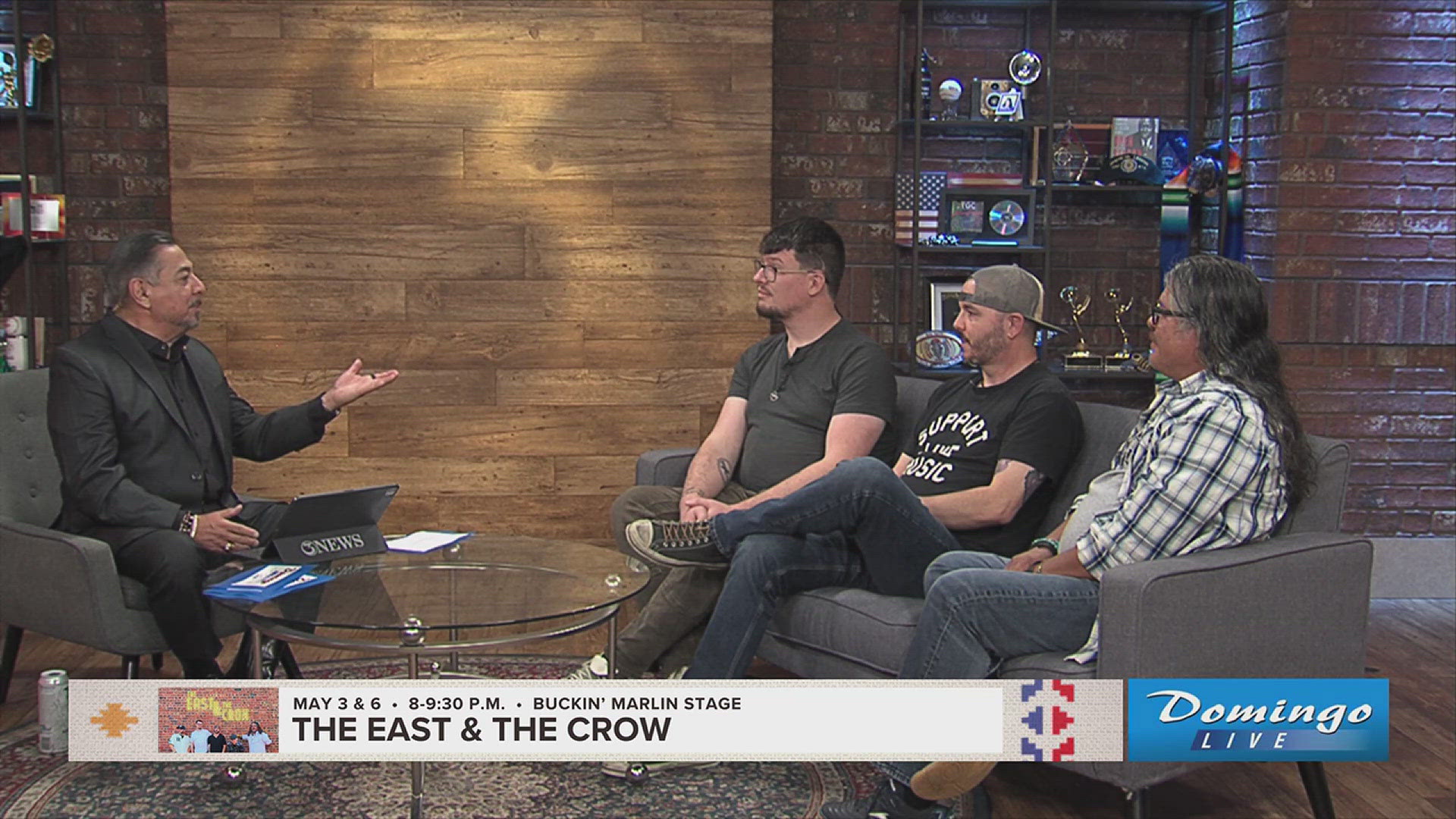 The East & the Crow talk new projects, Buc Days setlist on Domingo Live ...