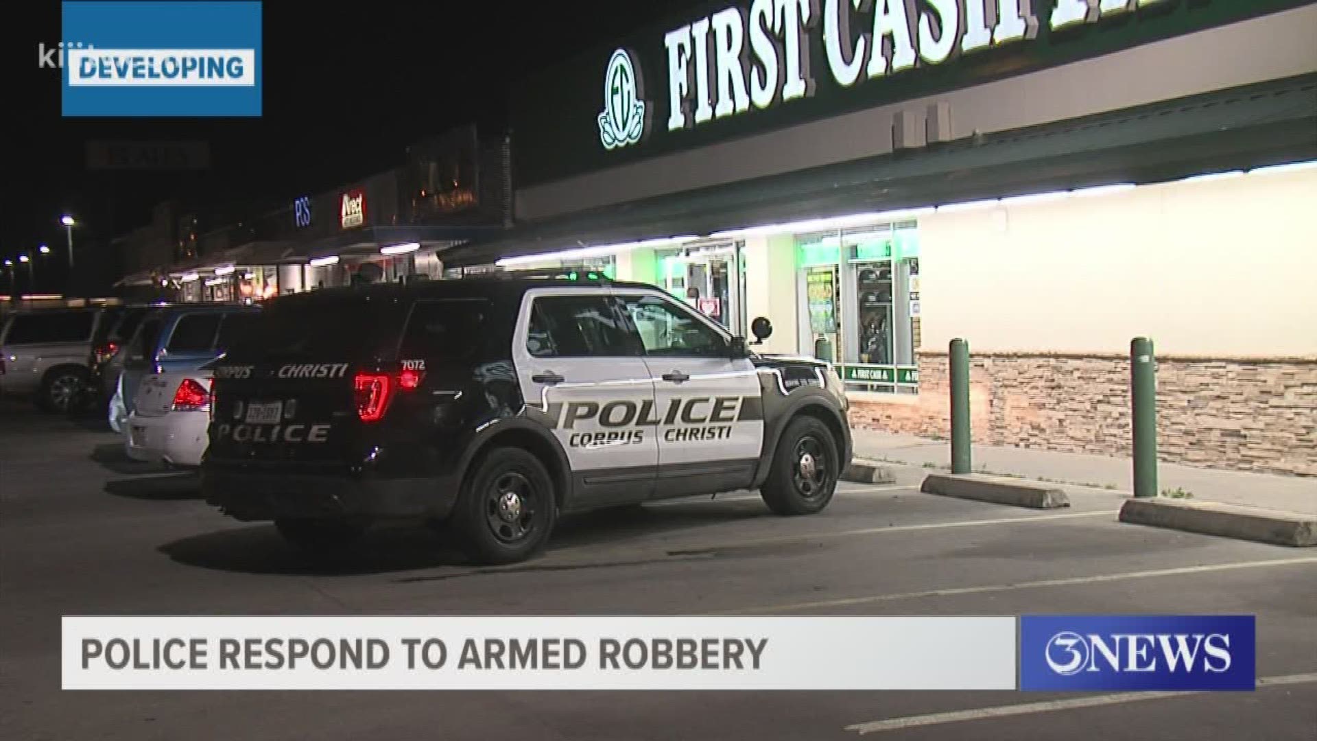 Officers were called out to the First Cash Pawn Shop on Ayers St. near Port Ave. where two suspects went into the business armed with guns.