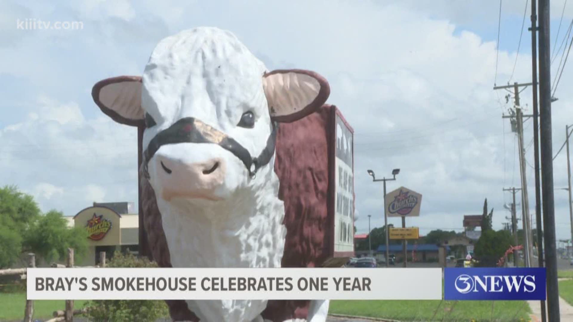 It has been one year since the barbecue joint known for its good eats and the iconic big cow out front first opened its doors to the public.