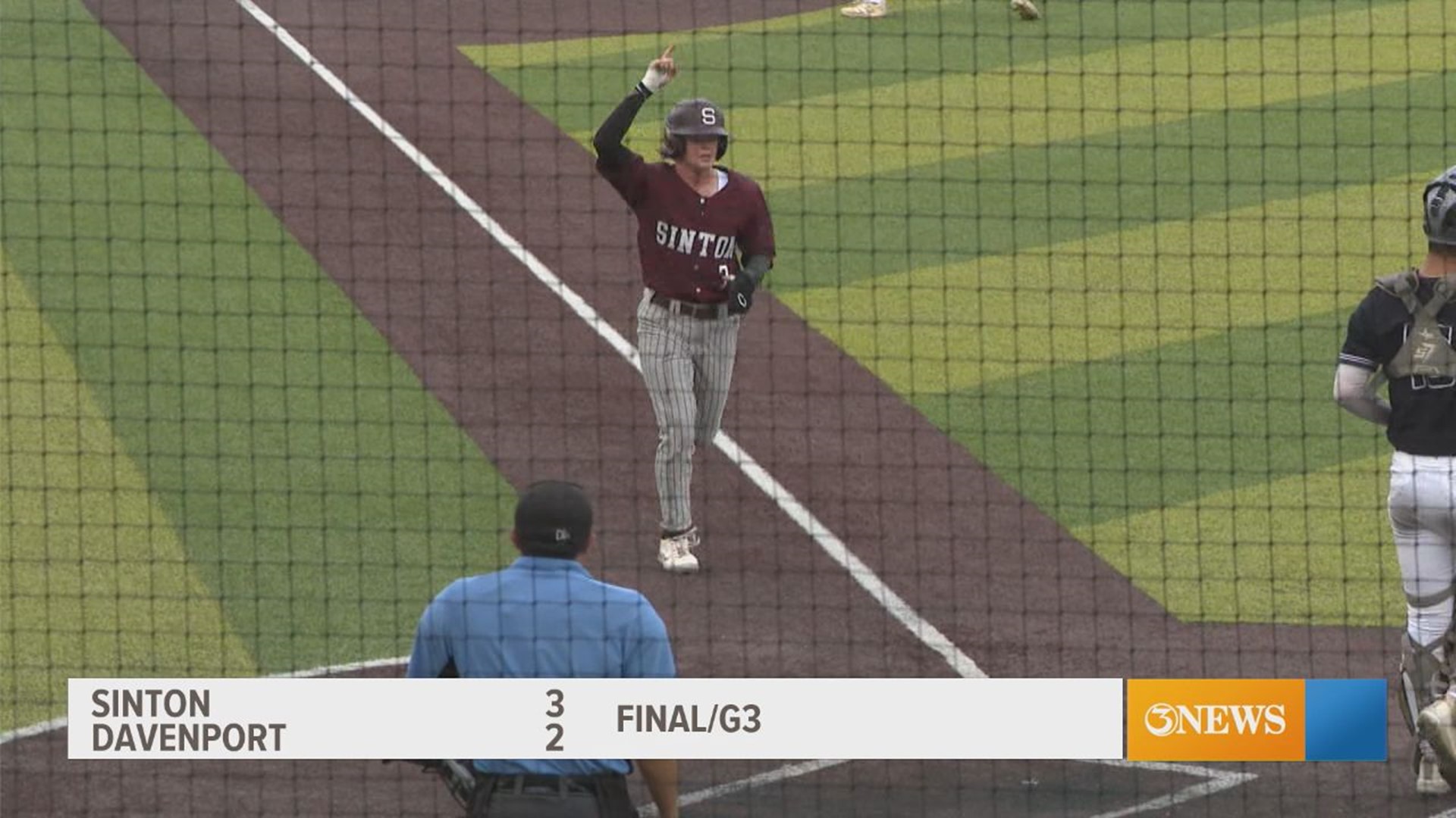 Sinton took the first punch game one, but rallied in game two and three