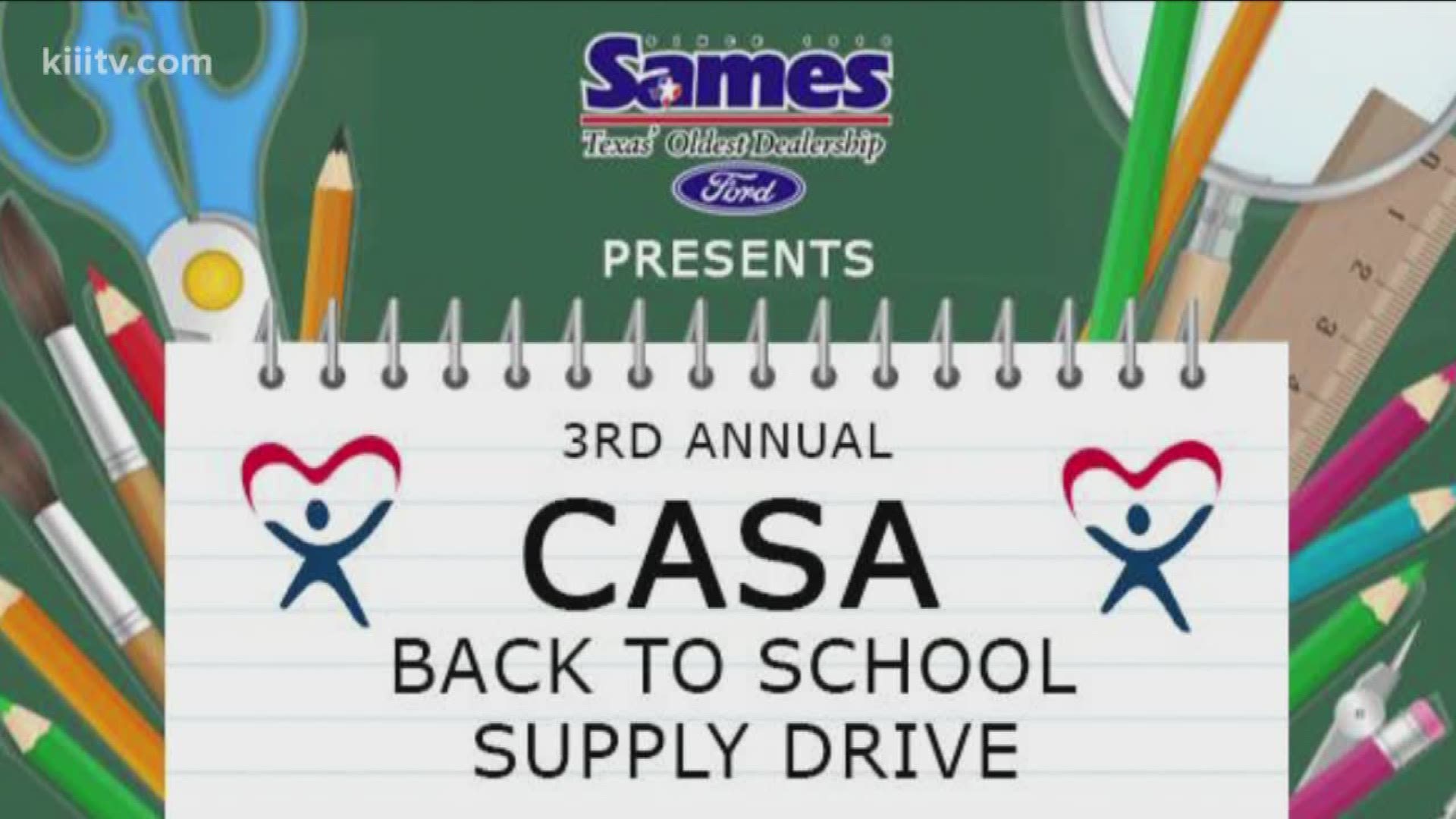 CASA of the Coastal Bend hosts their third annual Back to School Drive.